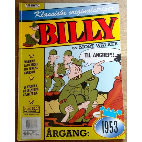 Billy - Klassiske originalstriper - Årgang 1953