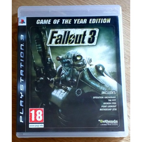 Playstation 3: Fallout 3 - Game of the Year Edition - GOTY (Bethesda)