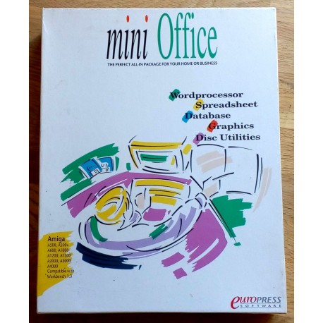 Mini Office - Wordprocessor, Spreadsheet, Database, Graphics, Disk Utilities