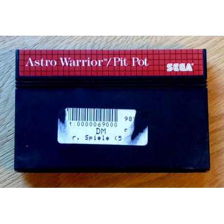 SEGA Master System: Astro Warrior / Pit Pot (cartridge)