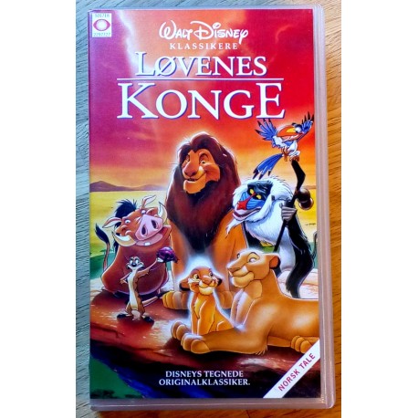 Walt Disney Klassikere: Løvenes Konge (VHS)