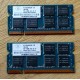 2 x Nanya 1 GB - PC2-4200S - RAM
