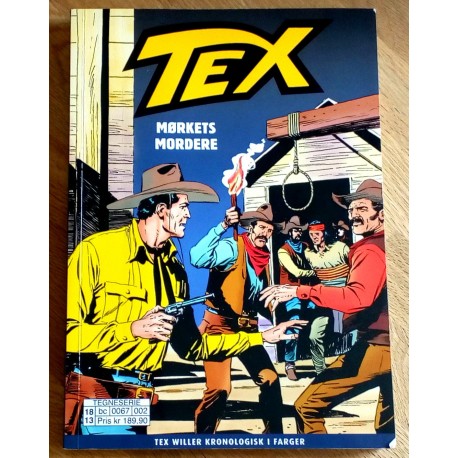 Tex - Nr. 42 - Mørkets mordere - Tex Willer kronologisk i farger