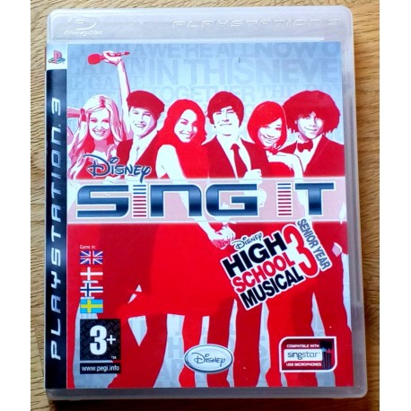 Playstation 3: Sing It - High School Musical 3 Senior Year (Disney)
