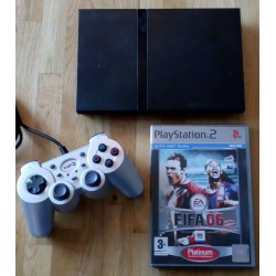 Playstation 2 Slim: Komplett konsoll med spill