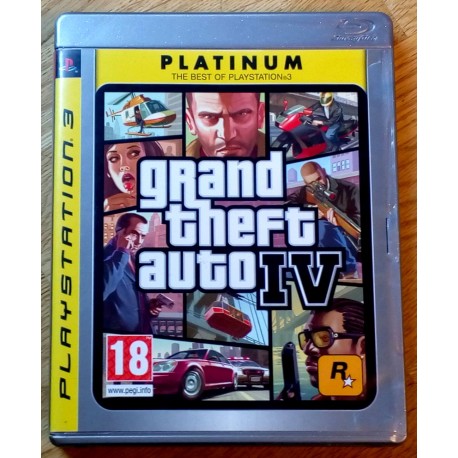 Playstation 3: Grand Theft Auto IV (Platinum)