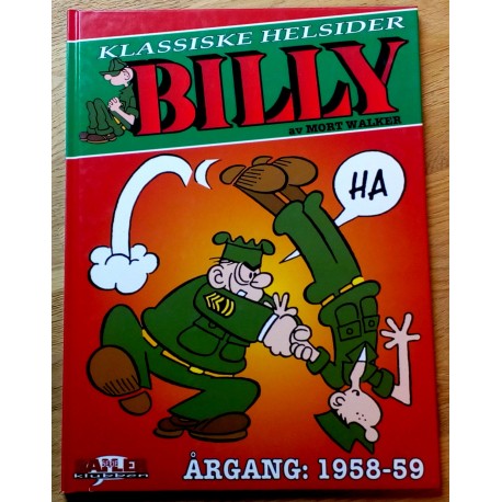 Seriesamlerklubben: Billy - Klassiske helsider 1958-59