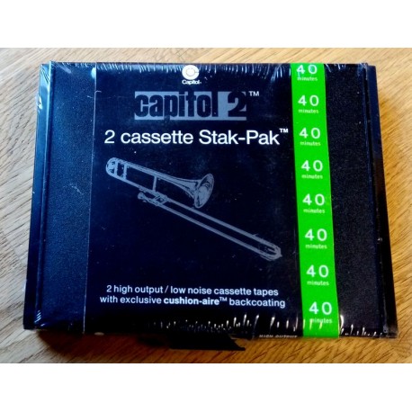 Stak-Pak - Capitol 2 - 2 cassette Stak-Pak - Ny og innplastet