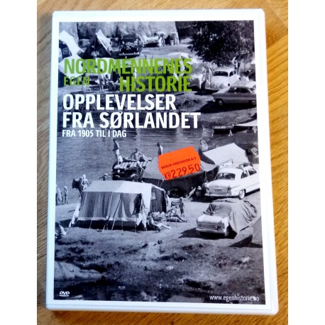 Nordmennenes egen historie - Opplevelser fra Sørlandet fra 1905 til i dag (DVD)