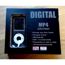 Digital MP4 Audio Player - Komplett i eske