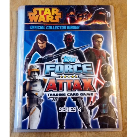 Star Wars - Official Collector Binder - Tops Force Attax Trading Card Game Series 4 - Album