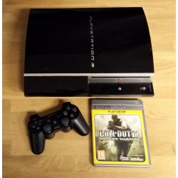 Playstation 3: Komplett konsoll med Call of Duty 4 - Modern Warfare