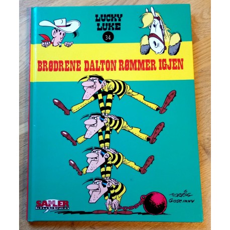 Seriesamlerklubben: Lucky Luke - Nr. 34 - Brødrene Dalton rømmer igjen