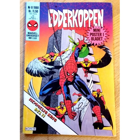 Marveluniverset: 1988 - Nr. 8 - Edderkoppen - Med poster (110)