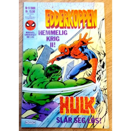 Marveluniverset: 1989 - Nr. 9 - Edderkoppen - Hemmelig krig