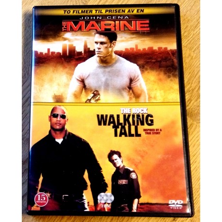 2 x DVD: The Marine og Walking Tall (DVD)
