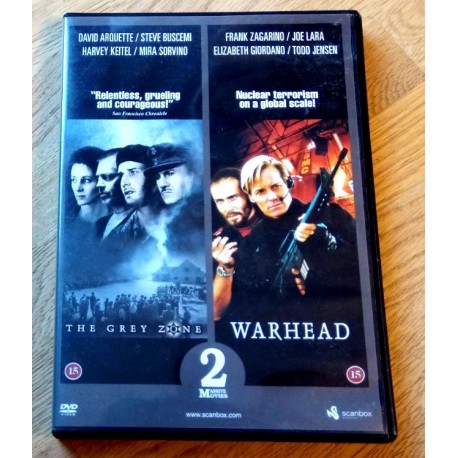 2 x DVD - The Grey Zone og Warhead (DVD)