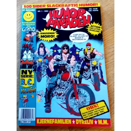 Humorparaden: 1993 - Nr. 1 - 100 sider slagkraftig humor!