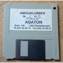 Amigaklubben AGATON: 1991 - Nr. 1 - Diskett