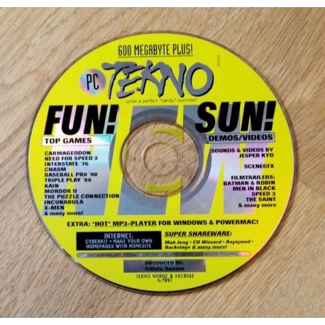 Tekno Cover CD - 1997 - Nr. 4 - Fun! Sun!