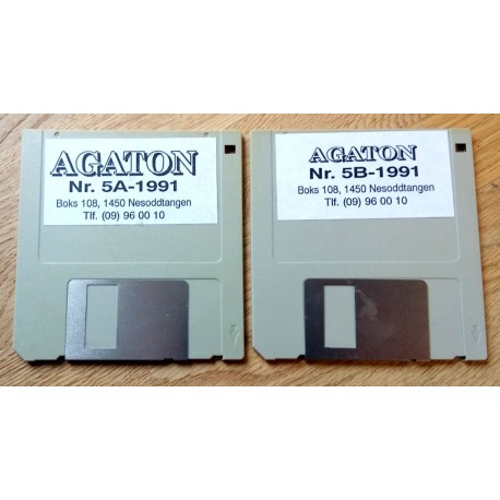 Amigaklubben AGATON: 1991 - Nr. 5A og 5B - Disketter