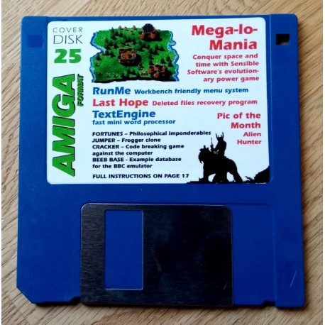 Amiga Format Cover Disk Nr. 25: Mega-lo-Mania