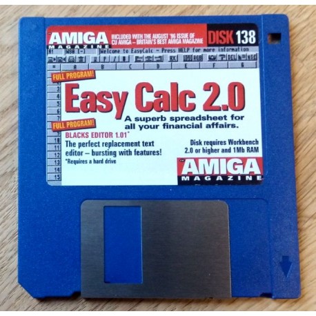 CU Amiga Cover Disk Nr. 138: Easy Calc 2.0