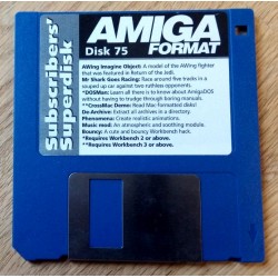 Amiga Format Subscribers Disk: Nr. 75 - Mr Shark Goes Racing