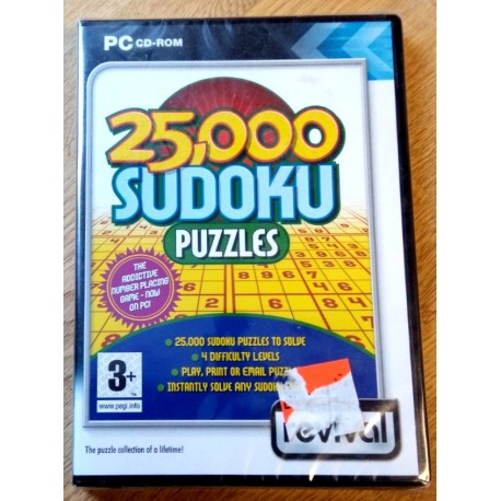 25,000 Sudoku Puzzles (PC)