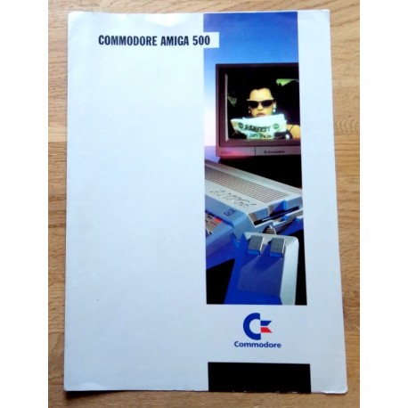Commodore Amiga 500 - Reklamebrosjyre med prisliste