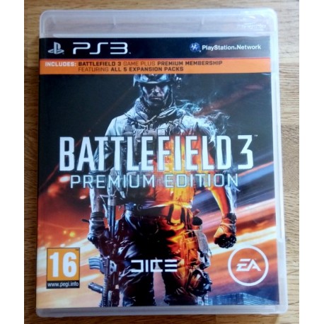 Playstation 3: Battlefield 3 - Premium Edition (EA Games)