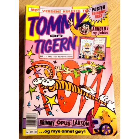Tommy & Tigern 1993 - Komplett årgang med bladene 1 til 12