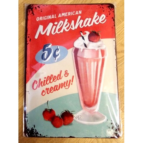 Original American Milkshake - Chilled and Creamy! - Nostalgic Art