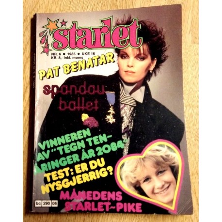 Starlet: 1985 - Nr. 6 - Pat Benetar