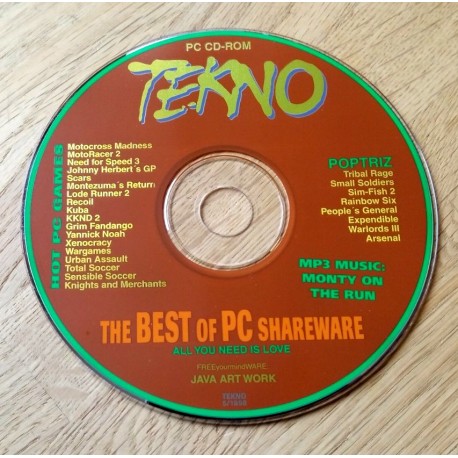 Tekno Cover CD - 1998 - Nr. 5 - The Best of PC Shareware