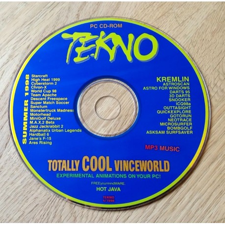 Tekno Cover CD - 1998 - Nr. 4 - Totally Cool Vinceworld