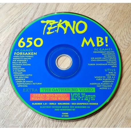 Tekno Cover CD - 1998 - Nr. 2 - Med The Gathering video