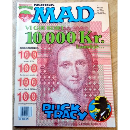 Norsk MAD: 1991 - Nr. 1 - Dick Tracy