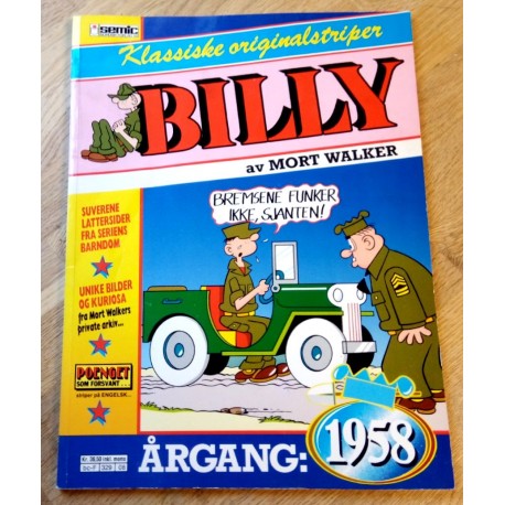 Billy - Klassiske originalstriper - Årgang 1958