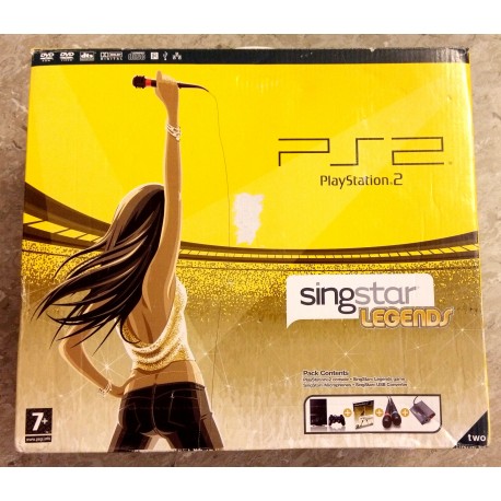 Playstation 2 Slim - Singstar Legends - I original eske