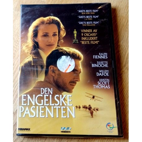 Den engelske pasienten (DVD)
