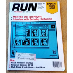 Run - The Commodore 64 / 128 User's Guide - 1989 - September - Special GEOS Issue