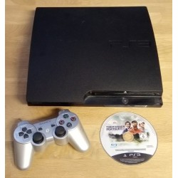 Playstation 3 Slim - 298 GB - Komplett konsoll med Tiger Woods PGA Tour 14