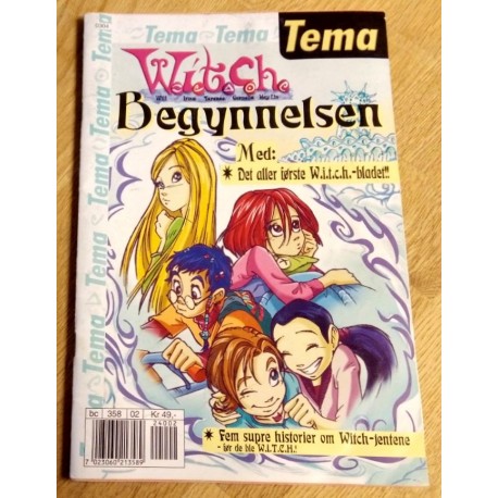 W.i.t.c.h. Tema: 2002 - Nr. 2 - Begynnelsen