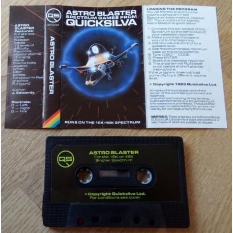 Astro Blaster (Quicksilva) - ZX Spectrum