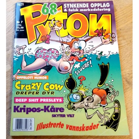 Pyton: 1996 - Nr. 7 - Synkende opplag & falsk markedsføring