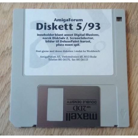Amiga Forum - Diskett 5 / 1993