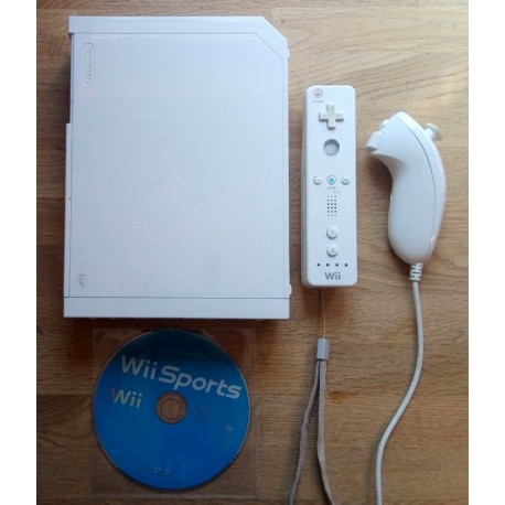 Nintendo Wii: Komplett konsoll med Wii Sports