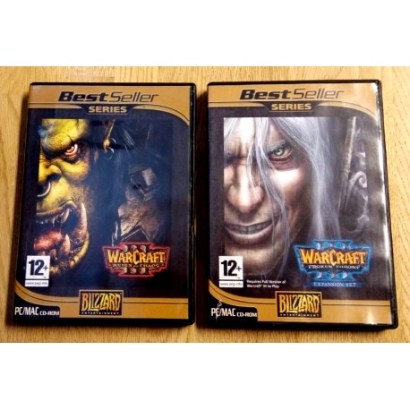 WarCraft 3 - Reign of Chaos med The Frozen Throne Expansion Pack (Blizzard Entertainment) - PC