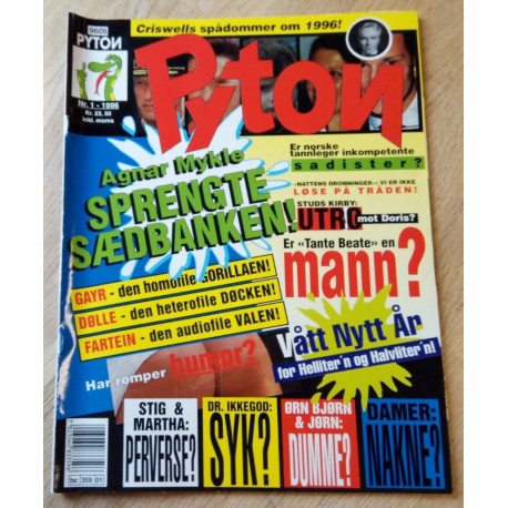 Pyton: 1996 - Nr. 1 - Criswells spådommer om 1996!